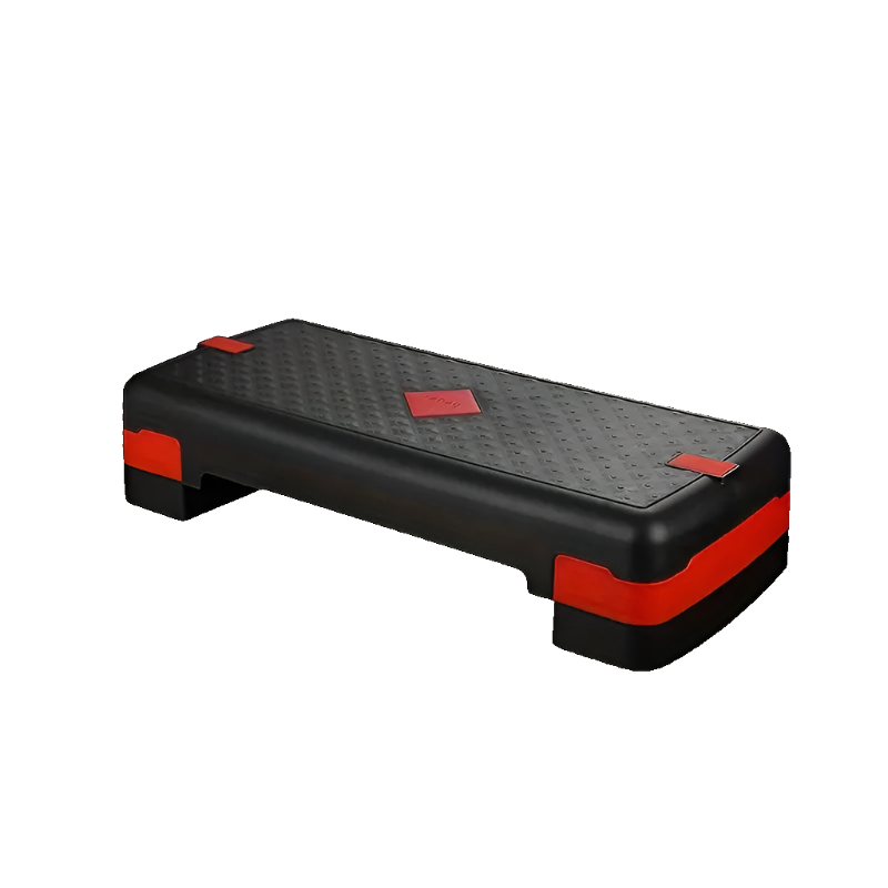 Adjustable Sports Fitness Pedal with Pull Rope - 81cm, Black and Red