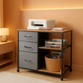 3 Drawer Mobile File Cabinet - Rolling Printer Stand