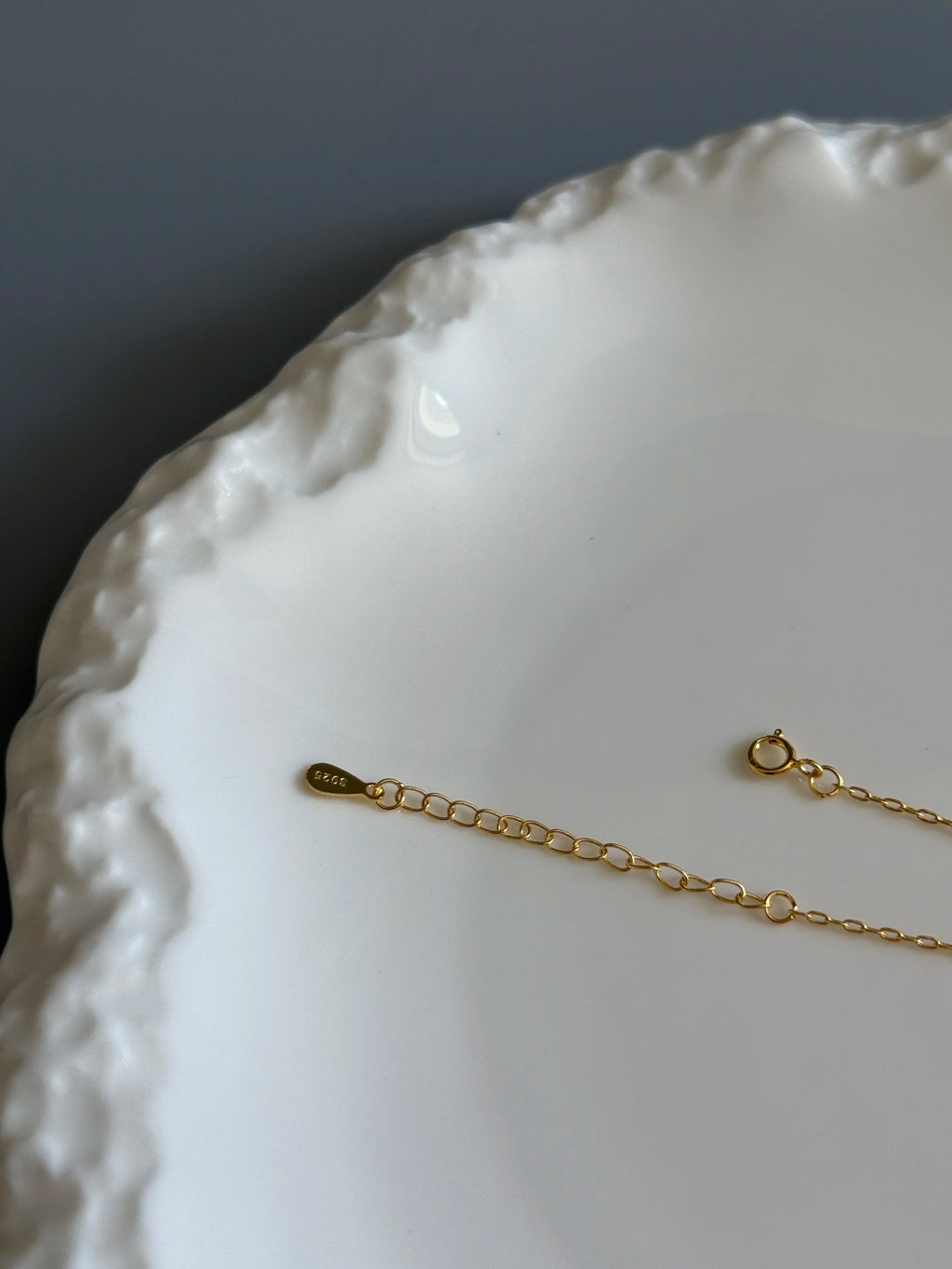 16K Gold Plated 925 Sterling Silver Big Bee Anklet