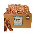 6" Thick Braided Bully Sticks