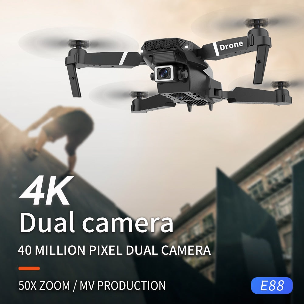 4K Professional Drone - Dual Camera WiFi FPV
