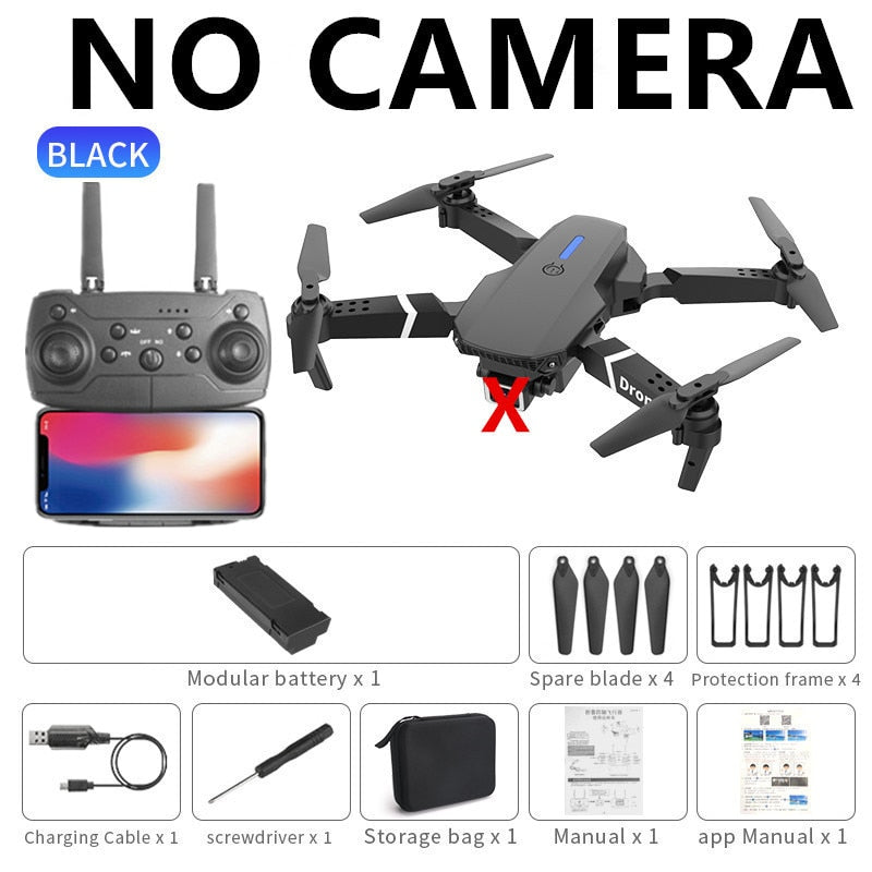 4K Professional Drone - Dual Camera WiFi FPV