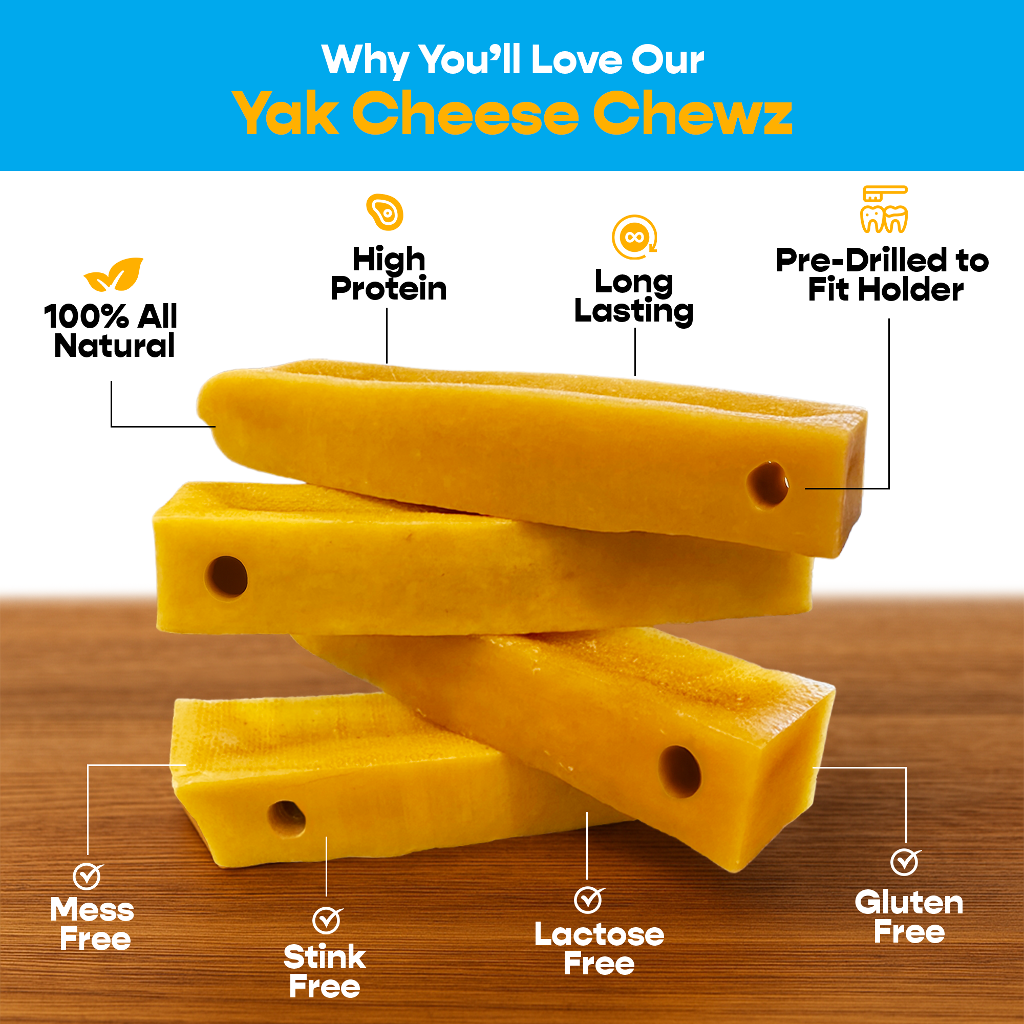 4 Pack XL Yak Cheese - Refill Pack