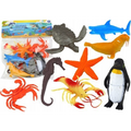 10 Piece Underwater Sea Animal Figure Set - Marine Life Toys